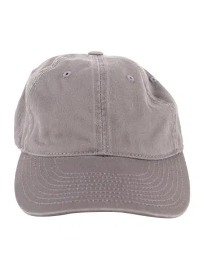 Pre-owned Kith Denim Baseball Hat In Grey