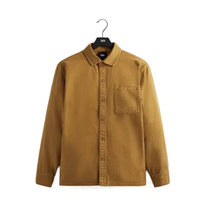 Pre-owned Kith Denim Ginza Shirt “dorado” In Yellow | ModeSens