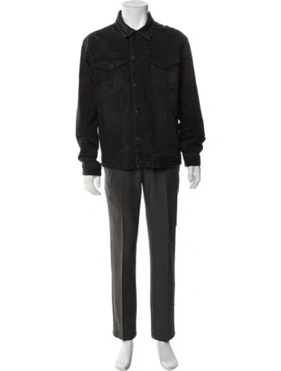 Pre-owned Kith Denim Jacket In Black
