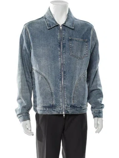 Pre-owned Kith Denim Jacket In Blue