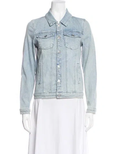 Pre-owned Kith Denim Jacket In Blue