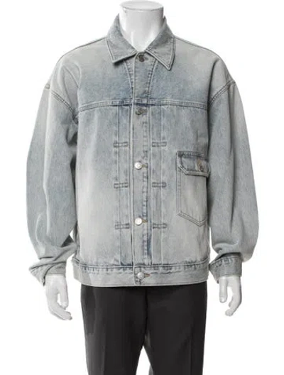 Pre-owned Kith Denim Jacket In Blue