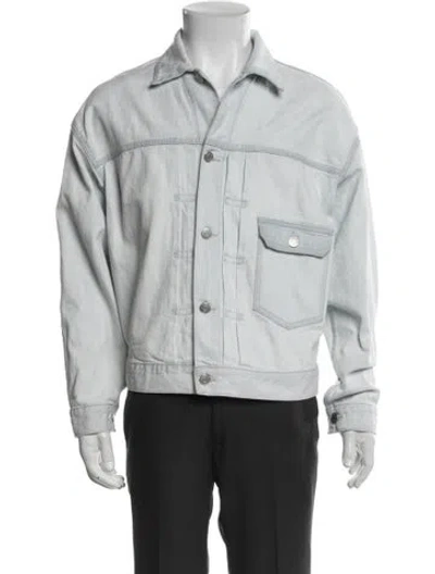 Pre-owned Kith Denim Jacket In Blue