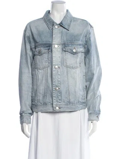 Pre-owned Kith Denim Jacket In Blue