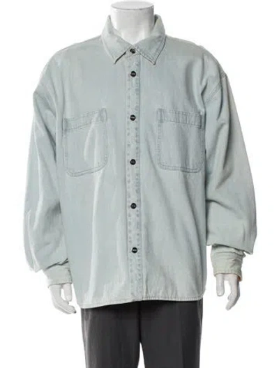 Pre-owned Kith Denim Jacket In Green