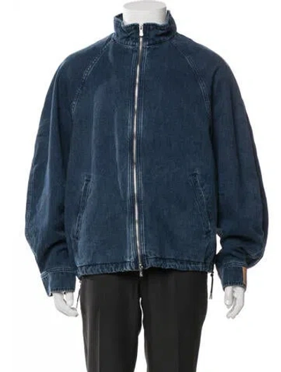 Pre-owned Kith Denim Jacket W/ Tags In Blue