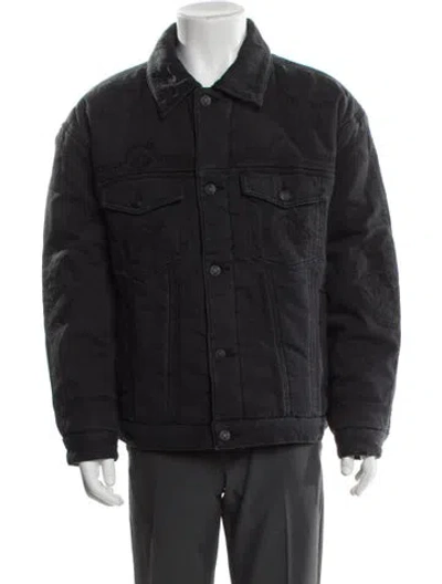 Pre-owned Kith Denim Jacket W/ Tags In Gray