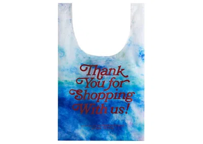 Pre-owned Kith Design Studios Packable Shopping Tote In Cyanotype In Blue