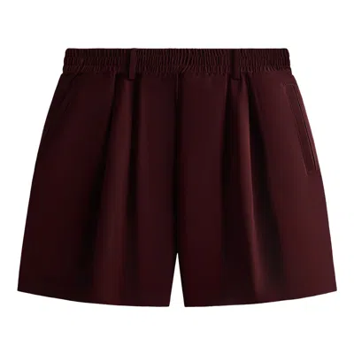 Pre-owned Kith Double Crepe Jude Short 'rich' | Red | Men's Size M