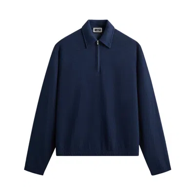 Pre-owned Kith Double Face Jersey Jace Polo 'nocturnal' | Black | Men's Size Xxl
