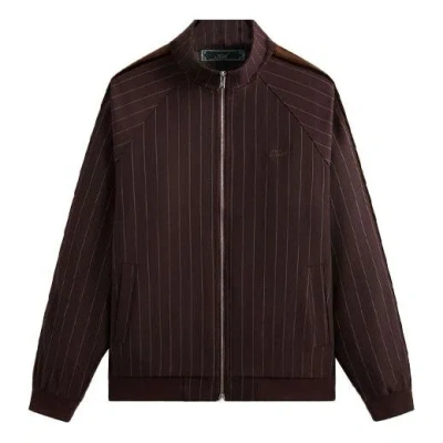 Kith Double Weave Clifton Track Jacket 'nouveau' In Burgundy