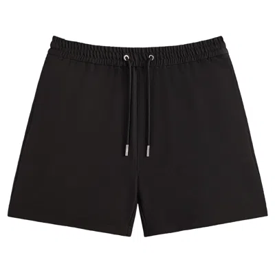 Pre-owned Kith Double Weave Fairfax Short 'black' | Men's Size Xxl