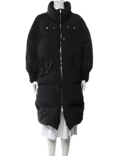 Pre-owned Kith Down Coat In Black