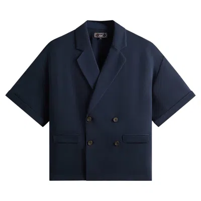 Pre-owned Kith Drape Twill Ito Blazer 'nocturnal' | Black | Men's Size 50