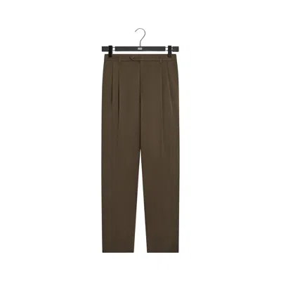 Pre-owned Kith Drapey Dobby Tyler Pant 'arame' | Brown | Men's Size Xxl