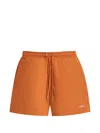 Kith Drawstring Active Shorts In Brown