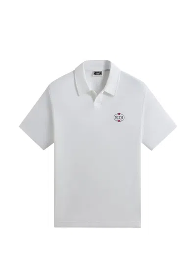 Kith Drew Pique T-shirt In White