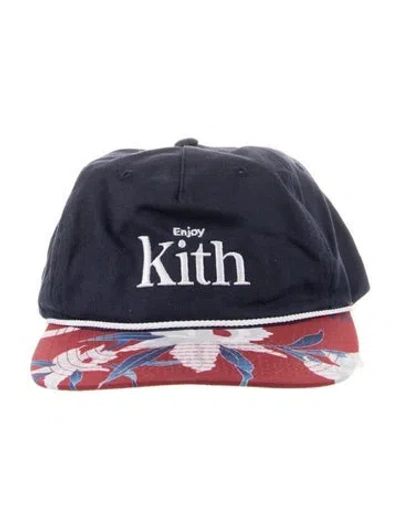 Pre-owned Kith Dual Toned Printed Baseball Hat