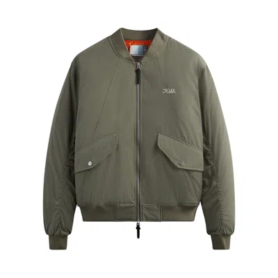 Pre-owned Kith Dumont Flight Bomber Jacket 'flagstaff' | Green | Men's Size L