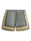 Kith Dylan Washed Shorts In Gray