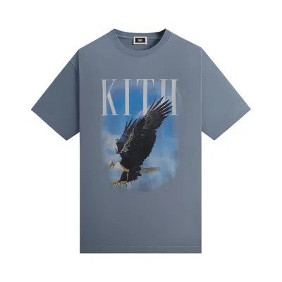 Pre-owned Kith Eagle Vintage Tee 'elevation' In Blue