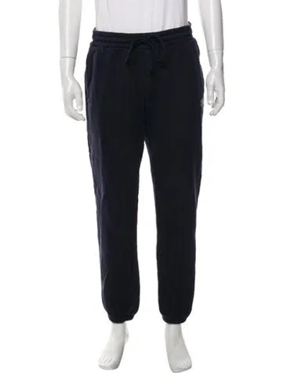 Pre-owned Kith Embroidered Accent Lounge Bottoms In Blue