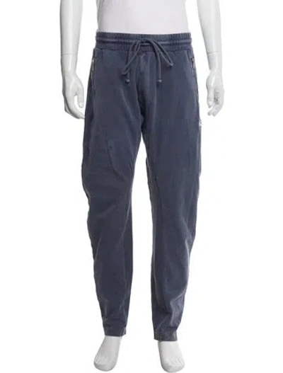 Pre-owned Kith Embroidered Accent Lounge Bottoms In Blue