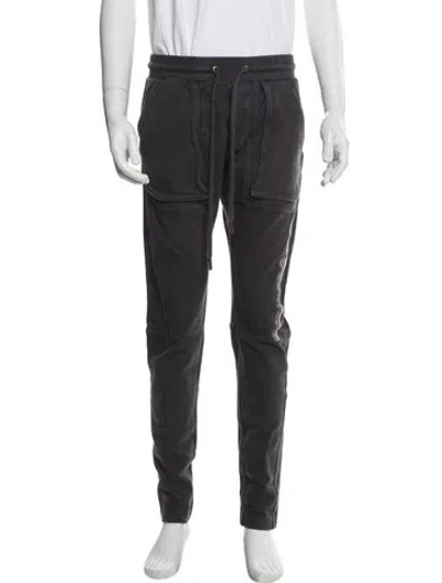 Pre-owned Kith Embroidered Accent Lounge Bottoms In Gray
