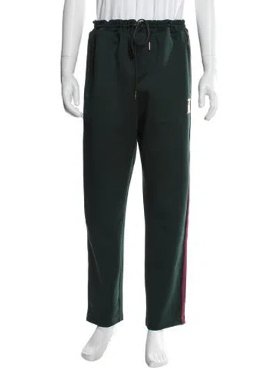 Pre-owned Kith Embroidered Accent Lounge Bottoms In Green