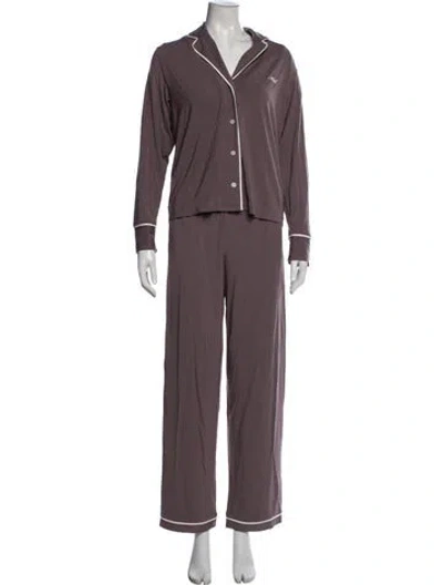 Pre-owned Kith Embroidered Accent Lounge Set W/ Tags In Purple