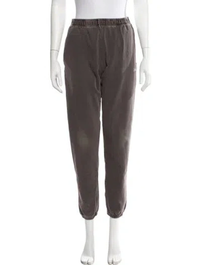 Pre-owned Kith Embroidered Accent Sweatpants In Brown