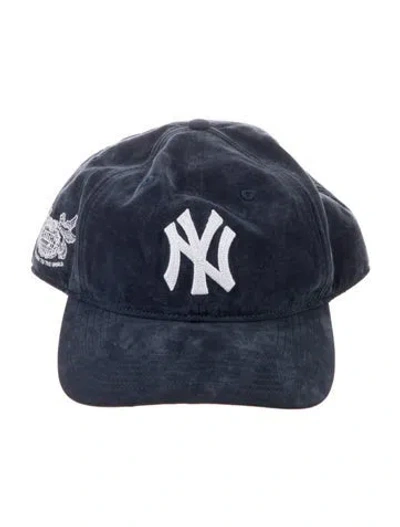 Pre-owned Kith Embroidered Baseball Cap In Blue