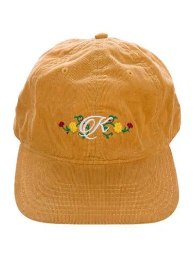 Pre-owned Kith Embroidered Baseball Cap In Yellow