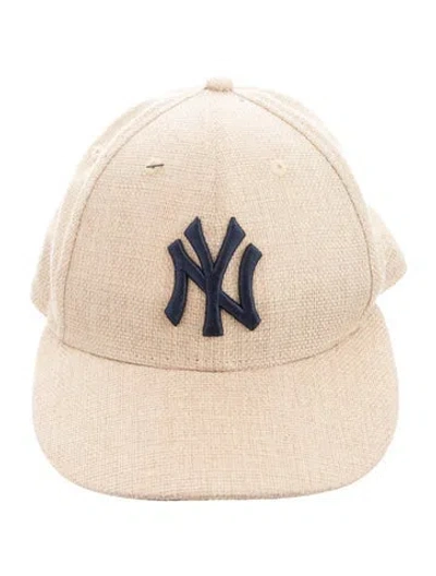 Pre-owned Kith Embroidered Fitted Cap In Neutrals