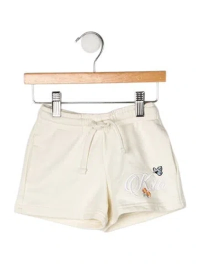 Pre-owned Kith Babies' Embroidered Joggers Shorts W/tags In Neutral