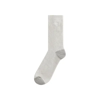 Pre-owned Kith Equipment Socks 'heather Grey' | Men's Size Onesize In Gray
