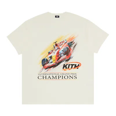 Pre-owned Kith F1 Champion Vintage Tee 'silk' | Tan | Men's Size Xxl