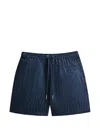 Kith Faille Cedar Shorts In Blue