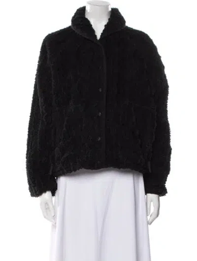 Pre-owned Kith Faux Fur Jacket In Black