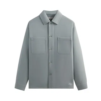 Pre-owned Kith Felted Jersey Ace Buttondown 'brine' In Green