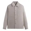 Kith Felted Jersey Ace Buttondown 'pyramid' In Gray