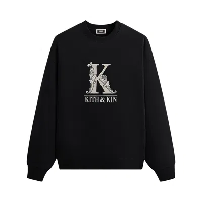 Pre-owned Kith Filigree Nelson Crewneck 'black' | Men's Size S