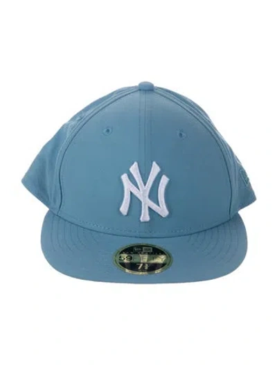 Pre-owned Kith Fitted Embroidered New York Yankees Baseball Hat W/tags In Blue