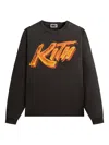 Kith Flame Graphic Sweatshirt In Black