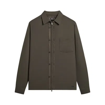 Pre-owned Kith Flannel Lorcan Shirt 'cypress' | Green | Men's Size L