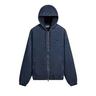 Pre-owned Kith Fleece Lined Denim Nyx Jacket 'indigo' | Blue | Men's Size M
