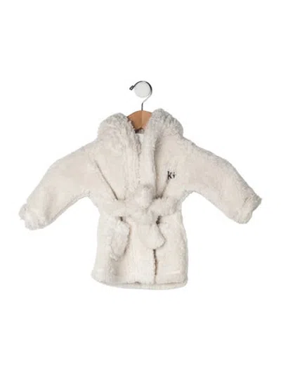 Pre-owned Kith Babies' Fleece Robe In Neutrals