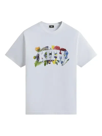 Kith Floral-arch T-shirt In White