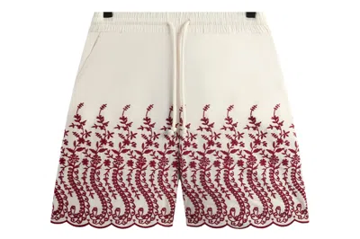 Pre-owned Kith Floral Eyelet Lewis Short Fever
