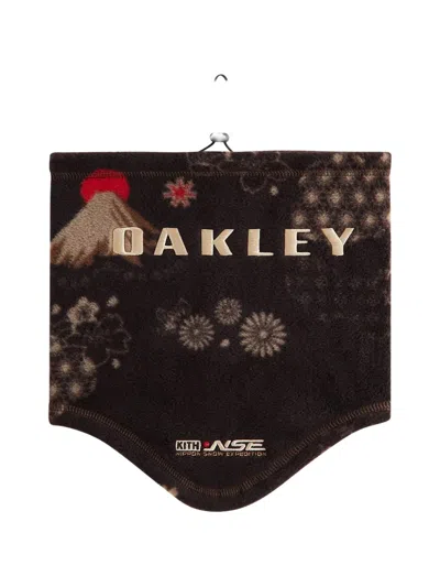 Kith Floral Fleece Gaiter In Black